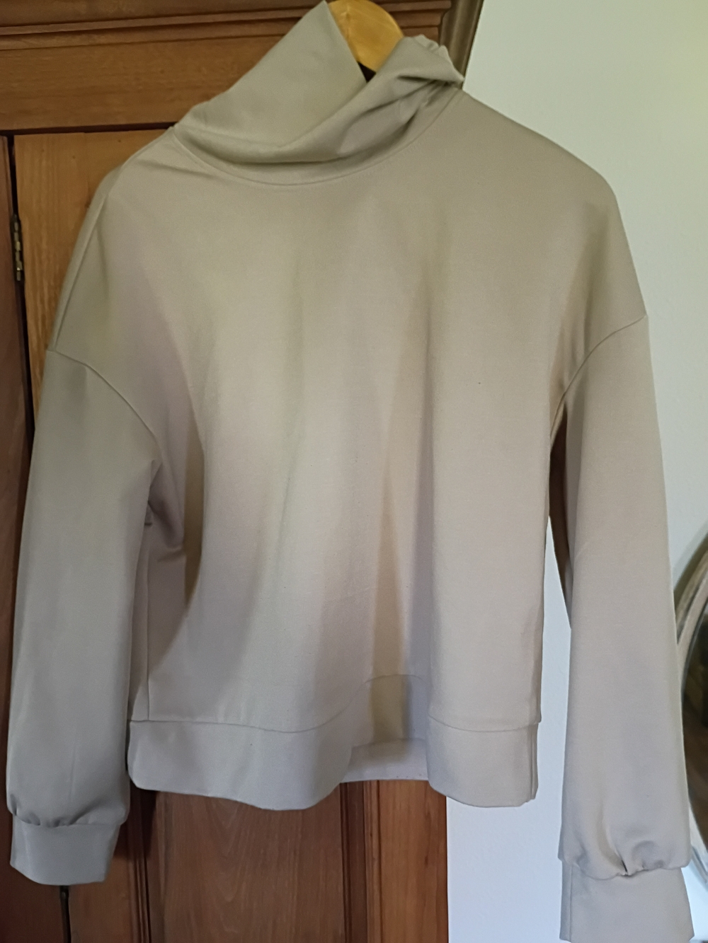 Shein Tan Turtleneck Pullover